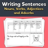 Writing Interesting Sentences (with Nouns, Verbs, Adjectiv