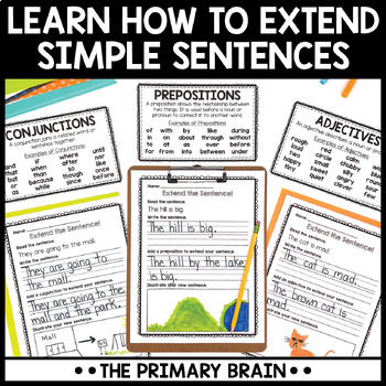 Sentence Writing Intervention Activity BUNDLE | Distance Learning