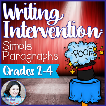 Preview of Writing Intervention: Simple Paragraphs- Grades 2-4    Theme: Magic Show