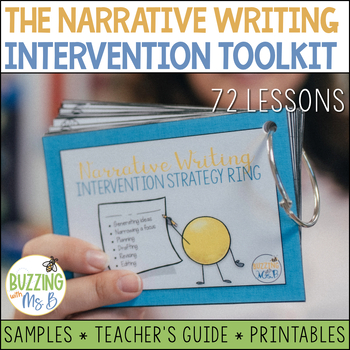 Preview of Narrative Writing Intervention Toolkit: 72 Small Group Lessons & Teacher Guides