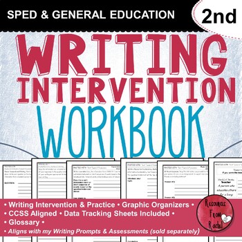 Preview of Writing Intervention Workbook - 2nd grade