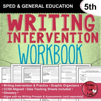 Preview of Writing Intervention Workbook - 5th grade