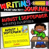 Writing Journal - August/September
