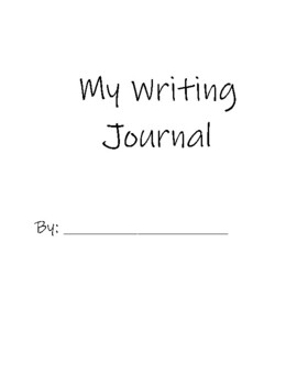 Writing Journal Cover and Printable Pages by Unicorn Herder | TpT