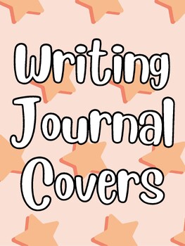 Writing Journal Covers by Kickin It In2 Kinder | TPT