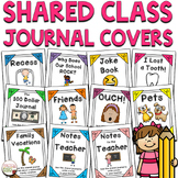 Writing Journal Covers for Shared Class Journals
