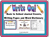 Writing Journal Covers, Writing Pages and Word Dictionary