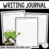 Writing Journal: Prompts and Free Writing