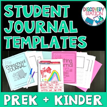 Preview of Preschool PREK and Kindergarten Journal Templates