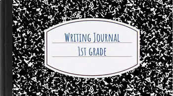 Preview of Writing Journal Prompts (editable)
