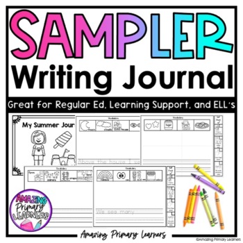 Preview of Writing Prompts with Sentence Starters Writing Journal Free Pack