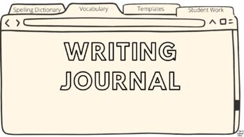 Preview of Writing Journal & Spelling Dictionary