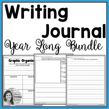 Preview of Writing Journal - Year Long Bundle