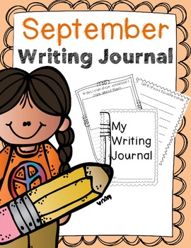 Writing Journal for September by Summer Pittman | TpT