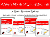 Writing Journals - A Year Long Bundle of Writing for Speci