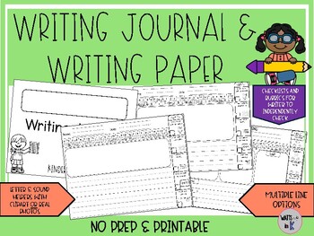 Writing Journals & Writing Templates by Watts up in K | TPT