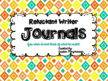 Writing Journals for Reluctant/Early Writers by TheJoyWeTeach | TPT