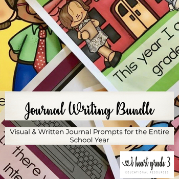 Writing Journals with Visual and Written Prompts: The Complete Bundle