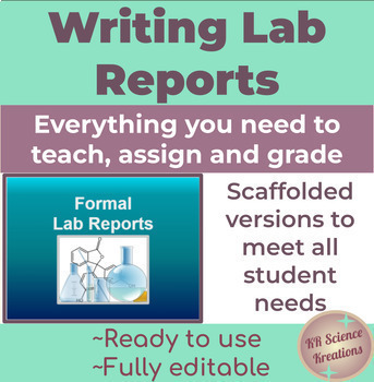Preview of Writing Lab Reports Complete Bundle