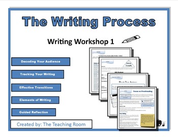 Preview of Writing Workshop 1 - The Writing Process Middle School & High School