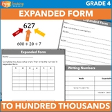 Writing Large Numbers in Expanded Form Worksheets & I Have Game
