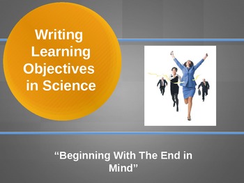 Preview of Writing Learning Objectives in Science