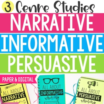 Preview of Writing Lessons - Narrative, Informative, and Persuasive Writing (Digital incl.)