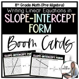 Writing Linear Equations in Slope Intercept Form - Boom Ca