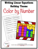 Writing Linear Equations Coloring Activity