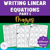 Writing Linear Equations In Slope Intercept Form | MAZE AC