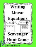 Writing Linear Equations Scavenger Hunt Game