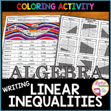 Writing Linear Inequalities Coloring Activity