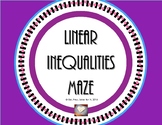 Writing Linear Inequalities Maze