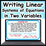 Writing Linear Systems of Equations in Two Variables Googl