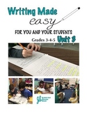 Writing Made Easy for Grades 3,4,5