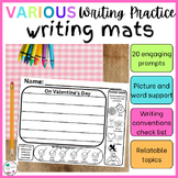 Writing Mats - Beginning Writing Practices
