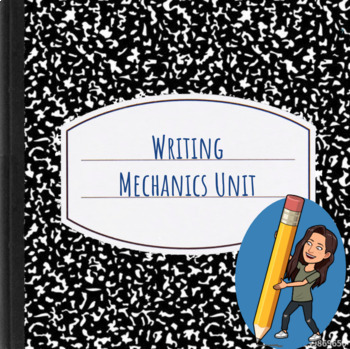 Preview of Writing Mechanics Google Slides Unit-Grammar, Punctuation, Capitals, Homophones