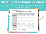 Writing Mechanics Rubric