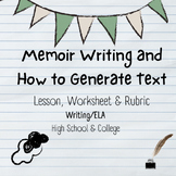 Writing Memoirs and Generating Text - Assignment and notes