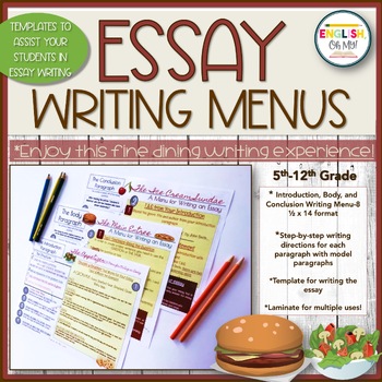 essay menu definition