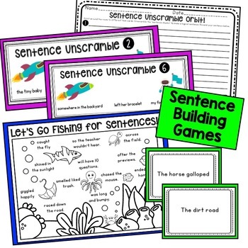 to how sentence a check grammar Lessons Mini Building Activities Sentence Games Writing