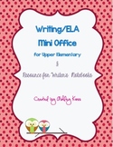 Writing Mini Office/Writer's Notebook Resources for Upper 