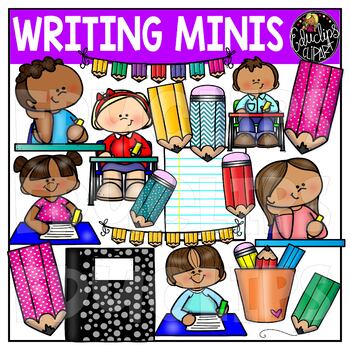 Preview of Writing Minis Clip Art Set {Educlips Clipart}