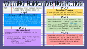 Preview of Writing Narrative Nonfiction - Unit 1: Rites of Passage (MyPerspectives Gr.8)