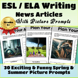 Writing News Reports | End of the Year Picture Prompts | J