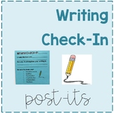 Writing Notebook Check-In Post Its