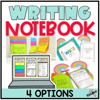 Preview of Writing Folder Resources | Writing Office Folder | Student Writing Notebook