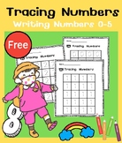 Writing Numbers 0-5 | Tracing Numbers 0-5 Trace and Free H