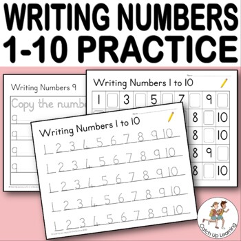 Preview of {Writing Numbers 1-10} {kindergarten counting} {kindergarten numbers}