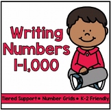 Writing Numbers Number Grid Chart 1-1,000 Number Sense